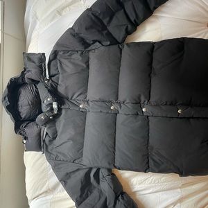 Crescent Down Works Black Down Sweater Winter Puffer Size L